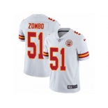 Men's Nike Kansas City Chiefs #51 Frank Zombo Vapor Untouchable Limited White NFL Jersey