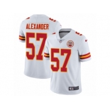 Men's Nike Kansas City Chiefs #57 D.J. Alexander Vapor Untouchable Limited White NFL Jersey