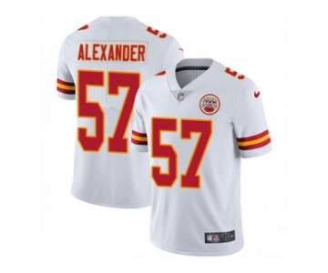 Men's Nike Kansas City Chiefs #57 D.J. Alexander Vapor Untouchable Limited White NFL Jersey