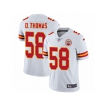 Men's Nike Kansas City Chiefs #58 Derrick Thomas Vapor Untouchable Limited White NFL Jersey