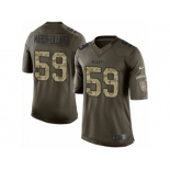 Men's Nike Kansas City Chiefs #59 Justin March-Lillard Limited Green Salute to Service NFL Jersey