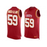 Men's Nike Kansas City Chiefs #59 Justin March-Lillard Limited Red Player Name & Number Tank Top NFL Jersey