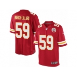 Men's Nike Kansas City Chiefs #59 Justin March-Lillard Limited Red Team Color NFL Jersey