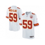 Men's Nike Kansas City Chiefs #59 Justin March-Lillard Limited White NFL Jersey