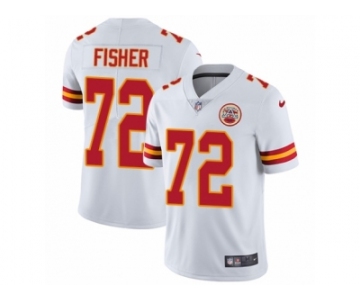 Men's Nike Kansas City Chiefs #72 Eric Fisher Vapor Untouchable Limited White NFL Jersey