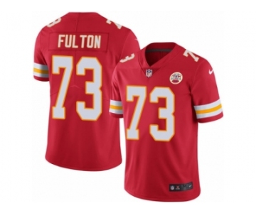 Men's Nike Kansas City Chiefs #73 Zach Fulton Limited Red Rush NFL Jersey