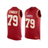 Men's Nike Kansas City Chiefs #79 Parker Ehinger Limited Red Player Name & Number Tank Top NFL Jersey