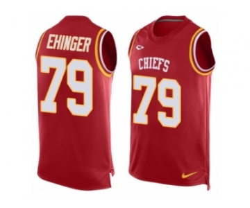 Men's Nike Kansas City Chiefs #79 Parker Ehinger Limited Red Player Name & Number Tank Top NFL Jersey