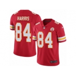 Men's Nike Kansas City Chiefs #84 Demetrius Harris Limited Red Rush NFL Jersey