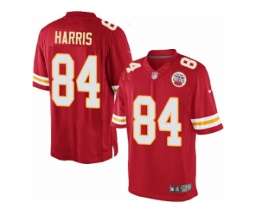 Men's Nike Kansas City Chiefs #84 Demetrius Harris Limited Red Team Color NFL Jersey