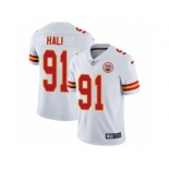 Men's Nike Kansas City Chiefs #91 Tamba Hali Vapor Untouchable Limited White NFL Jersey