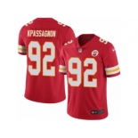 Men's Nike Kansas City Chiefs #92 Tanoh Kpassagnon Limited Red Rush NFL Jersey