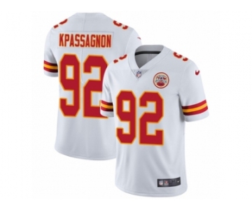 Men's Nike Kansas City Chiefs #92 Tanoh Kpassagnon Vapor Untouchable Limited White NFL Jersey