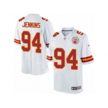 Men's Nike Kansas City Chiefs #94 Jarvis Jenkins Limited White NFL Jersey