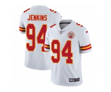 Men's Nike Kansas City Chiefs #94 Jarvis Jenkins Vapor Untouchable Limited White NFL Jersey