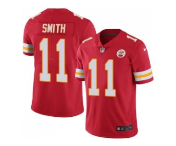 Nike Kansas City Chiefs #11 Alex Smith Red Men's Stitched NFL Limited Rush Jersey