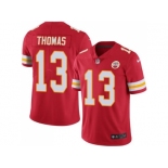 Nike Kansas City Chiefs #13 De'Anthony Thomas Red Men's Stitched NFL Limited Rush Jersey