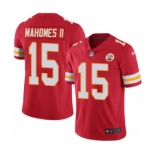 Nike Kansas City Chiefs #15 Patrick Mahomes II Red Team Color Men's Stitched NFL Vapor Untouchable Limited Jersey