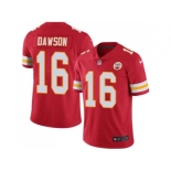 Nike Kansas City Chiefs #16 Len Dawson Red Men's Stitched NFL Limited Rush Jersey