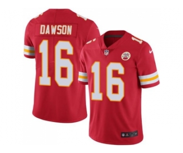 Nike Kansas City Chiefs #16 Len Dawson Red Men's Stitched NFL Limited Rush Jersey