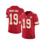 Nike Kansas City Chiefs #19 Joe Montana Red Men's Stitched NFL Limited Rush Jersey