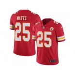 Nike Kansas City Chiefs #25 Armani Watts Red Team Color Men Stitched NFL Vapor Untouchable Limited Jersey