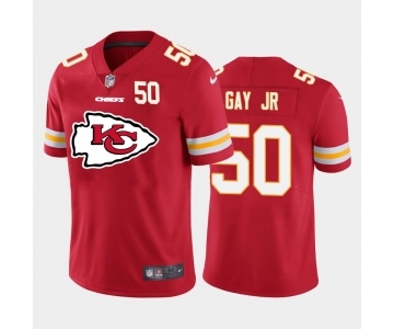 Nike Kansas City Chiefs #50 Willie Gay Jr. Red Team Big Logo Number Vapor Untouchable Limited Jersey