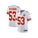 Nike Kansas City Chiefs #53 Anthony Hitchens White Men Stitched NFL Vapor Untouchable Limited Jersey