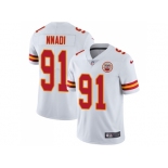 Nike Kansas City Chiefs #91 Derrick Nnadi White Men Stitched NFL Vapor Untouchable Limited Jersey