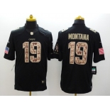 nike nfl jerseys kansas city chiefs #19 montana black[salute to service limited]