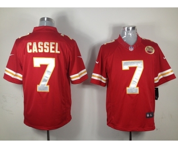 nike nfl jerseys kansas city chiefs #7 cassel red[nike limited patch A]