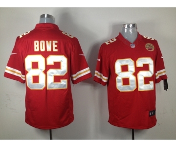 nike nfl jerseys kansas city chiefs #82 bowe red[nike limited patch A]