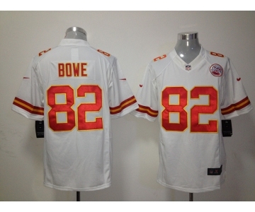 nike nfl jerseys kansas city chiefs #82 bowe white[nike limited patch A]