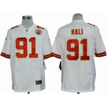 nike nfl jerseys kansas city chiefs #91 hali white[nike limited]