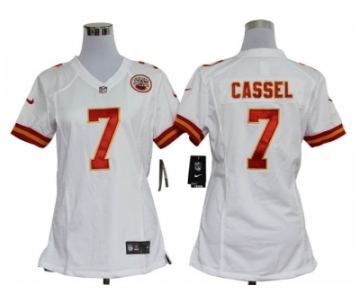 Nike women nfl jerseys Kansas City Chiefs #7 Matt Cassel White [nike]