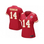 Women Nike Kansas City Chiefs #14 Demarcus Robinson Game Red Team Color NFL Jersey