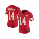 Women Nike Kansas City Chiefs #14 Demarcus Robinson Red Team Color Vapor Untouchable Limited Player NFL Jersey