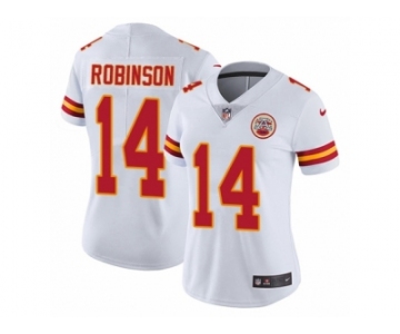 Women Nike Kansas City Chiefs #14 Demarcus Robinson White Vapor Untouchable Limited Player NFL Jersey