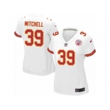 Women Nike Kansas City Chiefs #39 Terrance Mitchell Game White NFL Jersey