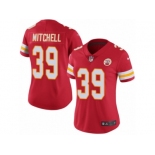 Women Nike Kansas City Chiefs #39 Terrance Mitchell Red Team Color Vapor Untouchable Limited Player NFL Jersey