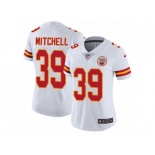 Women Nike Kansas City Chiefs #39 Terrance Mitchell White Vapor Untouchable Limited Player NFL Jersey