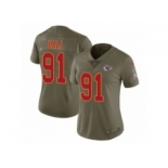 Women Nike Kansas City Chiefs #53 Ramik Wilson Limited Olive 2017 Salute to Service NFL Jersey