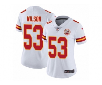 Women Nike Kansas City Chiefs #53 Ramik Wilson White Vapor Untouchable Limited Player NFL Jersey