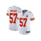 Women Nike Kansas City Chiefs #57 Breeland Speaks White Stitched NFL Vapor Untouchable Limited Jersey