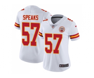 Women Nike Kansas City Chiefs #57 Breeland Speaks White Stitched NFL Vapor Untouchable Limited Jersey