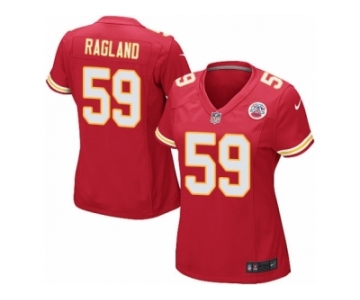 Women Nike Kansas City Chiefs #59 Reggie Ragland Game Red Team Color NFL Jersey