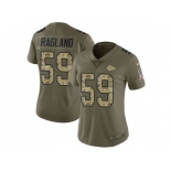 Women Nike Kansas City Chiefs #59 Reggie Ragland Olive Camo Stitched NFL Limited 2017 Salute to Service Jersey