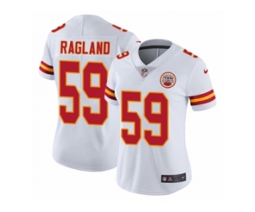 Women Nike Kansas City Chiefs #59 Reggie Ragland White Vapor Untouchable Elite Player NFL Jersey