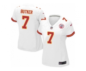 Women Nike Kansas City Chiefs #7 Harrison Butker Game White NFL Jersey