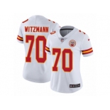 Women Nike Kansas City Chiefs #70 Bryan Witzmann White Vapor Untouchable Limited Player NFL Jersey